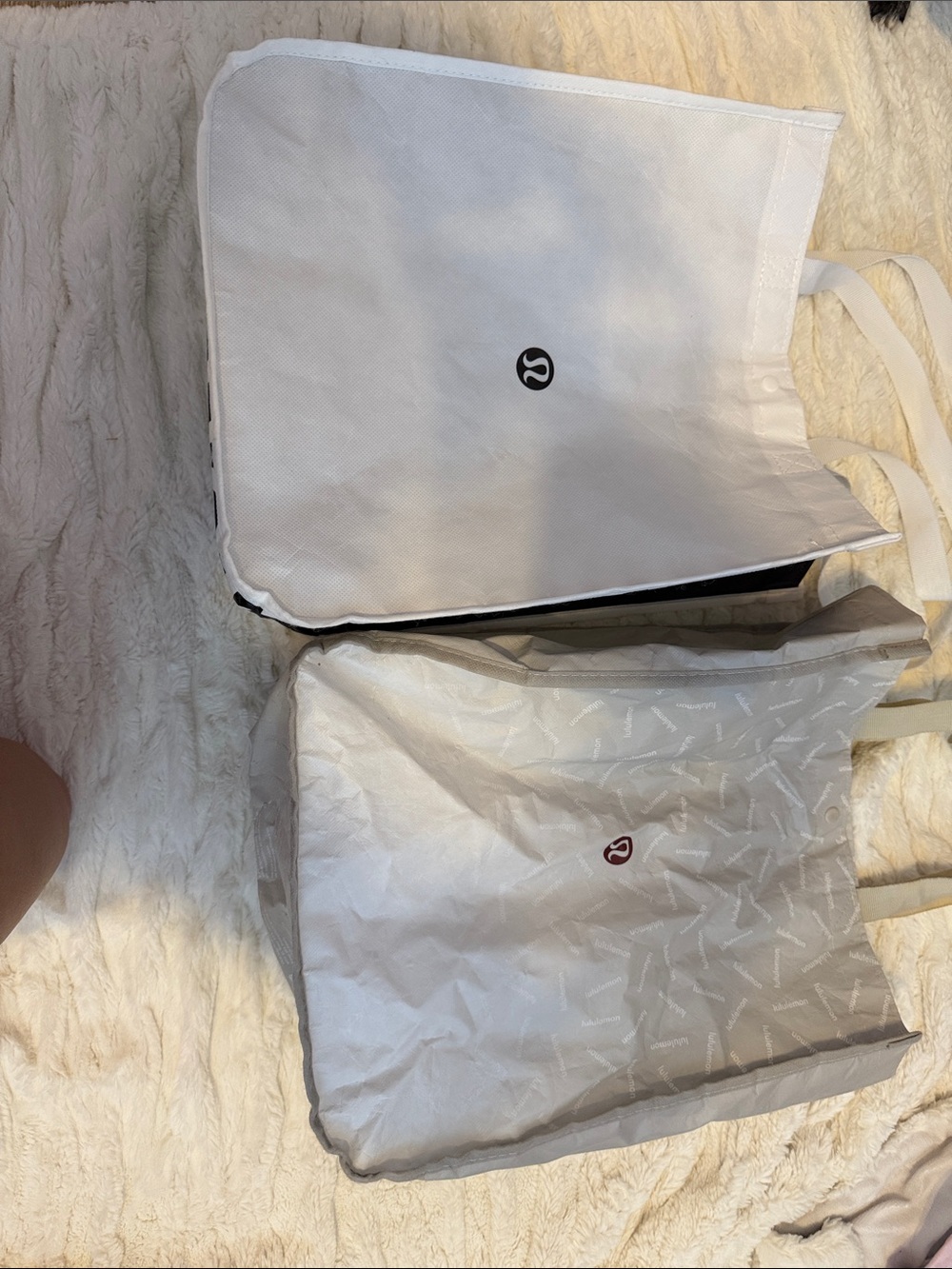 Two large lululemon bags